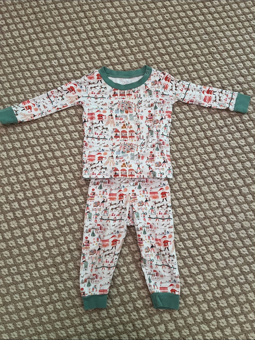 Lake Pajamas Christmas Print 18-24 mos